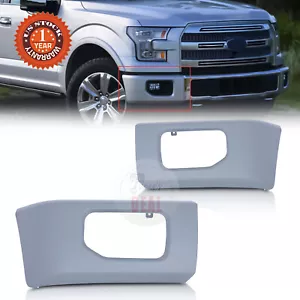Front Bumper End Cap Molding Paintable For 2015-2017 Ford F-150 Pair LH+RH - Bild 1 von 8