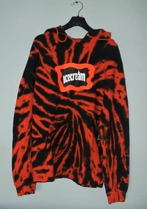 NWOT Men's 2XL ICE CREAM Neon Red Stone Hoodie Sweatshirt - Picture 1 of 10