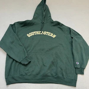 Champion Southeastern Louisiana University Lions Mens XXXL Hoodie Green - Picture 1 of 11