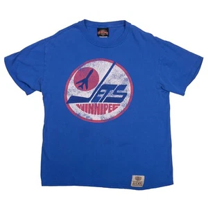 Camicia media Bobby Hull Old Time Hockey Alumni Collection Winnipeg Jets *DIFETTOSA* - Foto 1 di 18