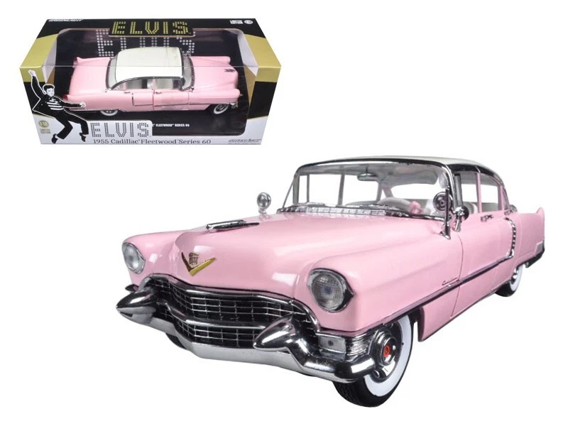 1955 Pink Cadillac Fleetwood Series 60 Special "Elvis Presley" 1/18 Diecast... - Image 1 of 1