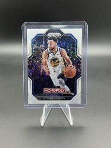 2022-23 Panini Prizm Monopoly Stephen Curry White Sparkle No. PS6 Warriors