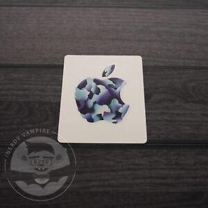 Official Apple Logo Decal Sticker (From Gift Card) Abstract Design Variant #8