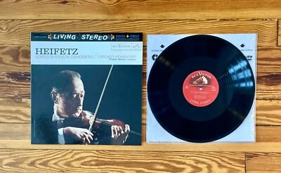 Sibelius/Heifetz/Hendl: Violin Concerto in D Min LP Vinyl 200g Ltd 2015 VG+/NM - Image 1 of 4