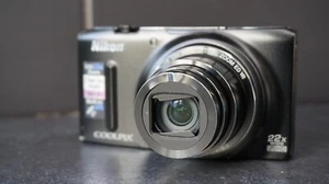 Nikon COOLPIX S9500 18.1MP Digital Camera - Black - Picture 1 of 10