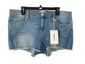 FRAME Women's Saldano Le Cut Off Denim Shorts Size 33 NEW - Picture 1 of 3