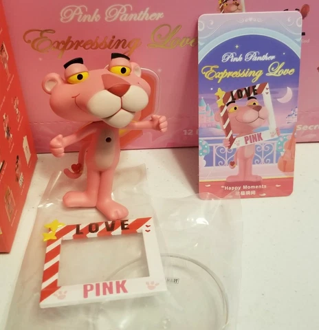 Pop Mart Pink Panther Expressing Love Series Happy Moments Vinyl Figure Cover