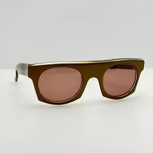 Gafas de sol Claude Montana / Mikli 533 716 CM 86 doradas Francia vintage retro RARAS - Imagen 1 de 8