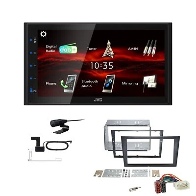 JVC Bluetooth 2DIN DAB+ Car Stereo for Suzuki Wagon R+ 2000-2006 Black - Image 1 of 4
