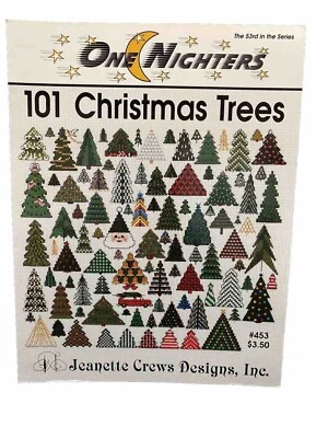 One Nighters 101 Christmas Trees Jeanette Crews Designs Counted Cross Stitch - Image 1 of 3