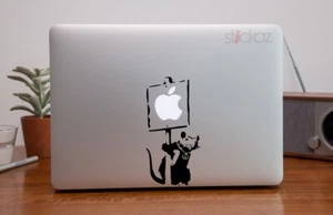 Macbook Aufkleber | Ratte | Banksy | Maus | Sticker | Mac | Macbook Air - Bild 1 von 6