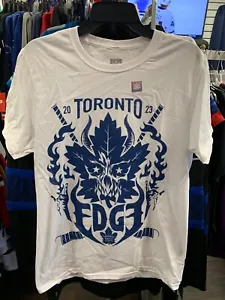WWE Superstar EDGE X Collaboration Toronto Maple Leafs 25th Anniversary Shirt L - Picture 1 of 2