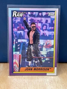 2021 Topps Heritage WWE Rainbow Foil #20 John Morrison wrestling card - Picture 1 of 2