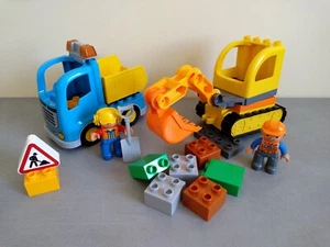 LEGO DUPLO Obra 10812 El Camión Y La Excavadora + Figuras TBE - Imagen 1 de 8