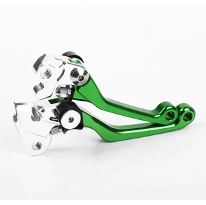 Par de palancas de freno de embrague CNC verde pivote para Suzuki RMZ250 2005-2006 - Imagen 1 de 6