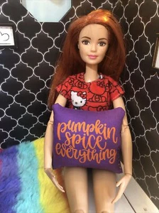 Handgefertigtes Barbie - Puppenhaus Miniatur Akzentkissen - Bild 1 von 2
