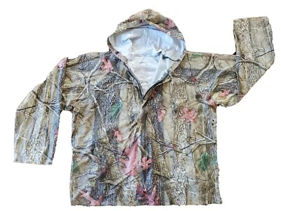 Huntworth Impermeable Caza Talla MEDIANA Camuflaje Chaqueta Vinilo Foto 1 de 4