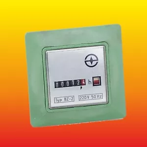 BZ-2 ELECTRIC MOTOR 6 DIGITS 220 V 50 Hz METERING DEVICE HOUR COUNTER - Picture 1 of 4