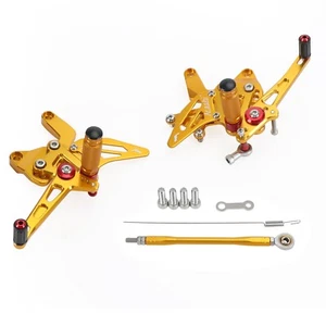 Aluminum Gold Rear Sets Footpegs Footrest For Kawasaki Z900 Z 900 2021 2022 - Picture 1 of 7