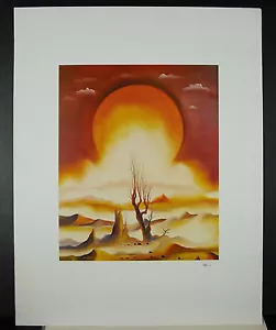 Ph Simon Poster Signed with Pen 55 cm Modern Art - Picture 1 of 3