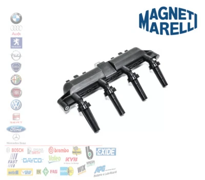 BOBINA ACCENSIONE CITROEN C2 C3 PEUGEOT 1007 206 306 MARELLI 060717030012 - Immagine 1 di 4