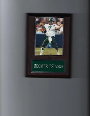 BOOMER ESIASON PLAQUE NEW YORK JETS NY FOOTBALL NFL Cover
