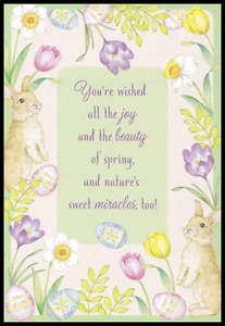 Greeting Card - Rabbit - Easter - 0091 - Picture 1 of 2