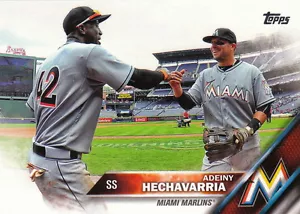 Topps Series 2 Robinson #42 2016 variación Adeiny Hechavarría #489 Marlins - Imagen 1 de 1