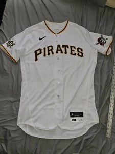 CHRIS STRATTON 42 PIRATES 2022 JACKIE ROBINSON GAME USED BASEBALL JERSEY 4/15/22 - Picture 1 of 11