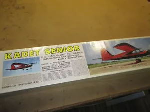 *NIB** "SEALED" SIG KADET SENIOR "HANDS 0FF" RC TRAINER MODEL AIRPLANE KIT - Picture 1 of 6