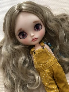 Muñeca Helada Tamaño Blythe Personalizada Hecha a Mano Pelo Rubio Amarillo Conjunto Muñeca Artística Única - Imagen 1 de 8