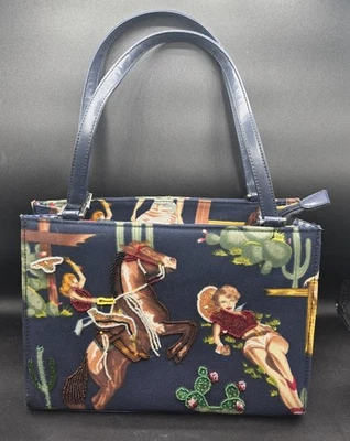 女牛仔马帆布钱包 — 第 1/4 张图片