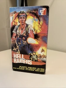 HELL RAIDERS-VHS•PUERTO RICO PROD- Barry Prima•RARE 1985 - Foto 1 di 4