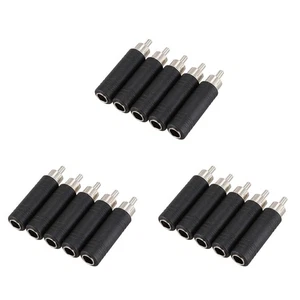 15X, 6.35mm 1/4 Inch Mono Female Jack to  Male Plug Audio Adapter Cable3763 - Picture 1 of 8