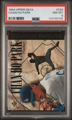Upper Deck 1994 - Chan Ho Park #520 (RC) ¡PSA 8! Foto 1 de 3