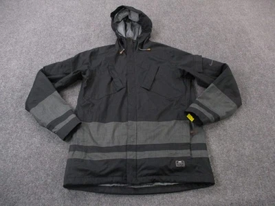 Chaqueta Nike Para Hombres L Forrada a Rayas Senderismo Abrigo de Lluvia Senderismo Camping Pesada Atlética Foto 1 de 4