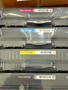 218X 218A HP LaserJet Pro MFP 3301fdw 3301sdw 3201dw BEZ CHIPU USZCZELNIONY 4 PK W2180X - Zdjęcie 1 z 5