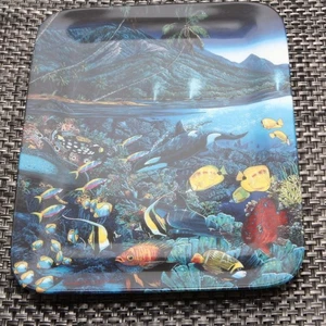 90er Ocean Art von Christian Lassen Bradford Mint Sammler ZWEI Teller Vintage NEU - Bild 1 von 6