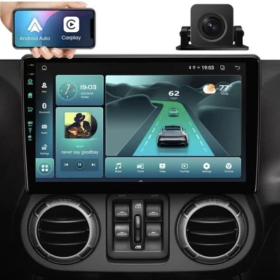 IMPRESIONANTE Jeep Wrangler JK 2011-2018 10.1" Android Radio Coche Estéreo CarPlay GPS   Foto 1 de 4