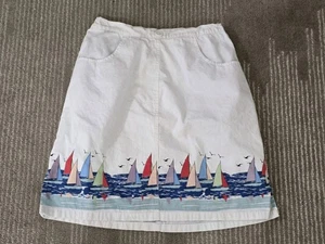 Falda para mujer Bocabay blanca enviada talla 10 - Imagen 1 de 5