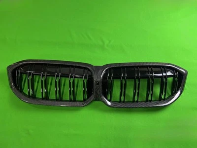 🌟NEW for 2023-25 BMW G20 Carbon Fiber Front Kidney Grille 320i/330i/M340i Grill - Image 1 of 3