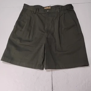 Ruff Hewn Mens Khakis Shorts 34x7 Dk Green Golf Walking Made In USA - Picture 1 of 7