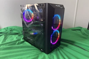 RGB Gaming PC | Ryzen 6ix Core, GTX 1070 8GB, 16GB Ram, M.2 NVMe, Wi-Fi, Win 11 - Picture 1 of 23
