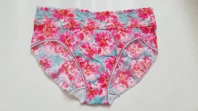 Bragas calzoncillos franceses de encaje Hanky Panky Signature, florales múltiples, talla M Foto 1 de 3