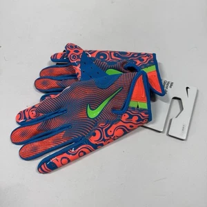 Nike Vapor Jet 8.0 Fußballhandschuhe Größe Large orange blau (türkis) - Bild 1 von 5