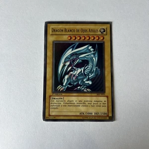 Yu-Gi-Oh BLUE EYES WHITE DRAGON 1st Edition BIK-S001 Spanish Blanco De Ojos Azul - Picture 1 of 2