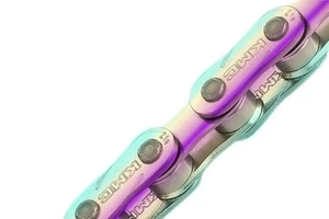 KMC Z1EHX Wide BMX Wheelie Bikelife Fahrrad Kette Neo Chrom Oil Slick 112 Glieder - Bild 1 von 1