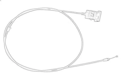 Bonnet Cable OE FORD 2454554 for FORD RANGER (TKE) 2.5 2011- - Image 1 of 4