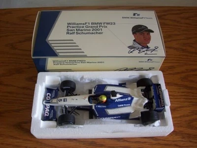 1:18 WILLIAMS BMW FW23 R.SCHUMACHER 2001 S. MARINO MINICHAMPS 80430146710 OVP - Immagine 1 di 2