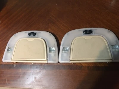 Mercedes-Benz S500 W220 2000-2006 par de luces de lectura tocador trasero domo mapa OEM Foto 1 de 2